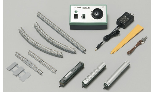 Tomix N Starter Set SD Twilight Express (TMX90172) with detailed N scale luxury sleeper train styling
