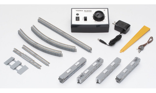 Tomix N Starter Set SD 225 New Rapid Express A Seat (TMX90191) with detailed N scale train styling