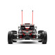 Traxxas Funco Pro Scale Sand Car 2WD RC Buggy - Red Belted Paddle Tires for Maximum Grip