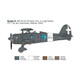 Italeri 1485 1/72 FIAT CR.42 CN "Falco" Night Fighter Detailed Model Kit