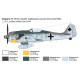 Italeri 1490 FW 190 A-7/A8 ACES featuring realistic surface textures, detailed armament and classic German fighter aircraft design