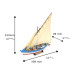 Artesania Latina 1/20 La Provençale fishing boat kit (19017) featuring precision-cut wooden parts and traditional coastal design