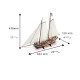 Artesania Latina 1/50 U.S. Pilot Boat Swift kit (22110) featuring precision-cut wooden parts and authentic 19th‑century design