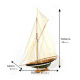 Artesania Latina 1/28 Pen Duick cutter kit (22418) featuring precision-cut wooden parts and authentic Eric Tabarly design