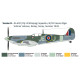 Italeri Spitfire Mk. IX Aces 1/48 2843 showcasing detailed cockpit components, refined airframe features and historic RAF presentation