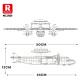 Reobrix KJ-600 AWACS Aircraft Brick Model Kit with 1144 pieces for construction and display