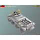 MiniArt 1/35 Sd.Kfz.234/1 Early Mod Interior Kit (35410) featuring crisp moulding, open-top turret detail and realistic armour surfaces