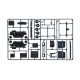 Italeri Ford Transit "Italeri" plastic model kit 3975 delivering authentic commercial vehicle detailing, quality construction and collector appeal