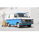 Italeri 1/24 Ford Transit "Italeri" 3975 featuring detailed commercial van bodywork and realistic service vehicle styling