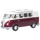 Oxford Diecast VW T1 Camper Titan Red/Beige Grey 76VWS010