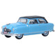 Oxford Diecast 1950 Nash Rambler Custom Landau Convertible (Closed) Strato Blue 87NR50001