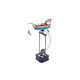 ROKR MCD02 Ocean Fisher pendulum toy with swinging fisherman, beagle companion, compass, and blue-and-white fishing boat