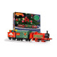 Hornby R9363M Santa’s Express Train Set. Rechargeable OO gauge locomotive, wagons, lights, sounds, infrared controller. Perfect under-tree display.