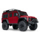 Traxxas 82256-4 TRX-4 Defender Red Edition RC crawler with portal axles, clipless body, and Titan 21T motor