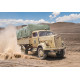 Italeri 1/35 Opel Blitz Typ A 4x4 6760 featuring detailed WWII cargo truck components and authentic military styling