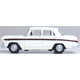 Austin Cambridge Snowberry White/Embassy Maroon Oxford Diecast 76ACF007 Display Model