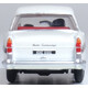 Austin Cambridge Snowberry White/Embassy Maroon Oxford Diecast 76ACF007 Scale Collectible