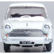 Oxford Diecast 76ACF007 Austin Cambridge Snowberry White/Embassy Maroon Diecast Model
