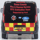 Oxford Diecast 76CUS009 Ford Transit Custom Essex Fire & Rescue Service Miniature Replica
