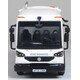 Oxford Diecast 76DE003 Dennis Eagle Olympus Refuse Truck White Diecast Model