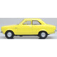 Oxford Diecast 76FE004 Ford Escort Mk1 Daytona Yellow Miniature Replica