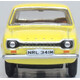 Oxford Diecast 76FE004 Ford Escort Mk1 Daytona Yellow Diecast Model