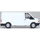 Oxford Diecast 76FT4001 Ford Transit Mk4 White Miniature Replica