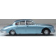Oxford Diecast 1/76 Jaguar Mk2 diecast model in Opalescent Silver Blue with detailed wheels and interior