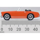 Oxford Mg Midget MkIII Blaze Orange 76MGM001 Side