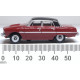 Oxford Diecast 76RP007 Rover P6 Brigade Red model featuring accurate proportions and realistic trim