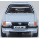 Oxford Diecast 76XR008 Ford Escort XR3i Nimbus Grey Diecast Model