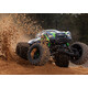 Traxxas X-Maxx 8S 4WD Brushless Monster Truck With Belted Tires Green Edition 77096-4 Action