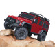 Traxxas TRX-4 Red – Rock crawler with high/low transmission and scale Land Rover styling