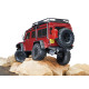 TRX-4 Defender – Red Edition with rugged roll cage and functional spare tire mount