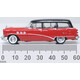 1954 Buick Century Estate Wagon Matador Red/Carlsbad Black Oxford Diecast 87BCE54004 Limited Edition Model