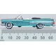 1961 Chrysler 300 Convertible (Open) Pinehurst Green Oxford Diecast 87CC61005 Limited Edition Model