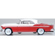 1955 Chrysler New Yorker Deluxe Coupe St. Regis Tango Red/Platinum Oxford Diecast 87CNY55001 Display Model