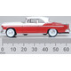1955 Chrysler New Yorker Deluxe Coupe St. Regis Tango Red/Platinum Oxford Diecast 87CNY55001 Limited Edition Model