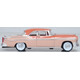 Oxford Diecast 87CNY55002 1955 Chrysler New Yorker Deluxe Coupe St. Regis Desert Sand/Canyon Tan Miniature Replica