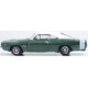1968 Dodge Charger Racing Green/White Oxford Diecast 87DC68005 Display Model