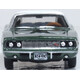 Oxford Diecast 87DC68005 1968 Dodge Charger Racing Green/White Diecast Model