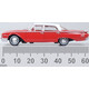 1960 Ford Fairlane 500 Town Sedan Monte Carlo Red/Corinthian White Oxford Diecast 87FF60001 Limited Edition Model