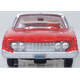 Oxford Diecast 87FF60001 1960 Ford Fairlane 500 Town Sedan Monte Carlo Red/Corinthian White Diecast Model