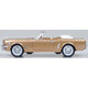 1965 Ford Mustang Convertible Prairie Bronze Oxford Diecast 87MU65007 Display Model
