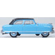 Oxford Diecast 87NR50001 1950 Nash Rambler Custom Landau Convertible Strato Blue Miniature Replica