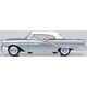 1957 Oldsmobile 88 Convertible (closed) Juneau Gray/Accent Red/White Oxford Diecast 87OC57003 Display Model