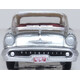Oxford Diecast 87OC57003 1957 Oldsmobile 88 Convertible (closed) Juneau Gray/Accent Red/White Diecast Model