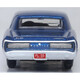 Oxford Pontiac GTO 1966 Fontaine Blue 87PG66001 Rear