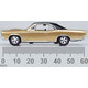 1966 Pontiac GTO Martinique Bronze/Black Oxford Diecast 87PG66003 Limited Edition Model