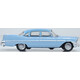 Oxford Diecast 87PS59003 1959 Plymouth Savoy Sedan Powder Blue Miniature Replica
